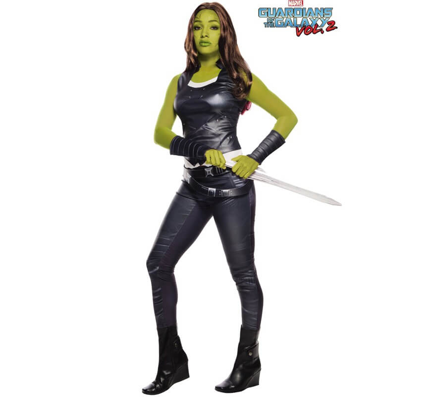 revolución Eclipse solar Retirado Disfraz de Gamora de Guardianes de la Galaxia para mujer