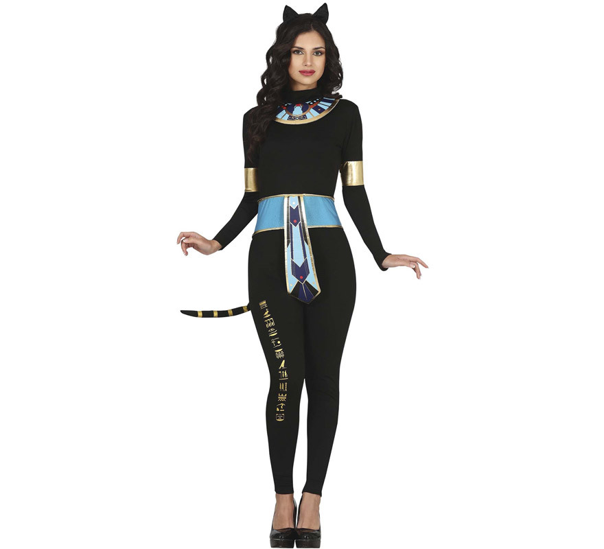 Disfraz de Gata Egipcia Oscura para mujer