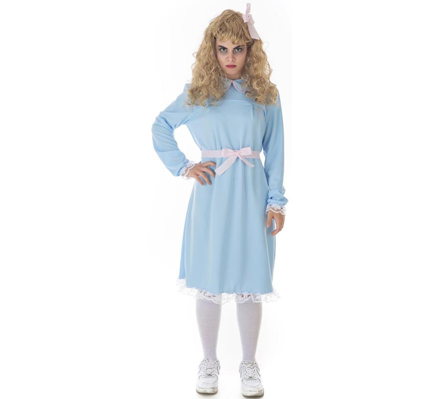 Blue Ghost Twin costume for women