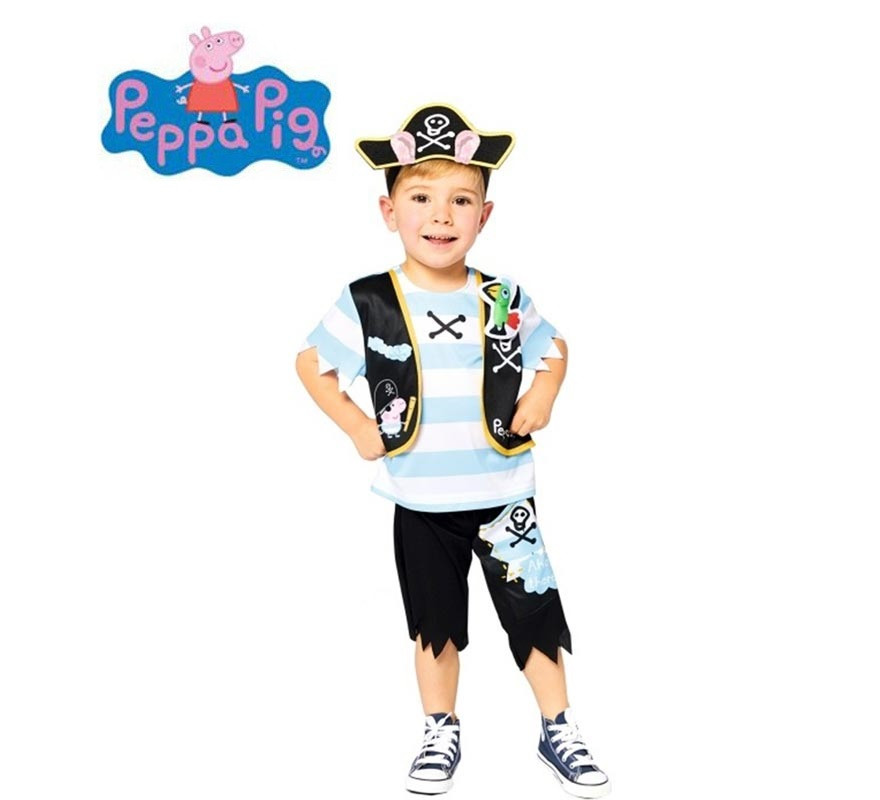 George Pirate Peppa Pig costume for children