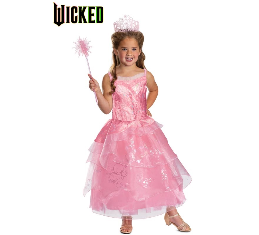 Wicked Deluxe Glinda Costume for Girls