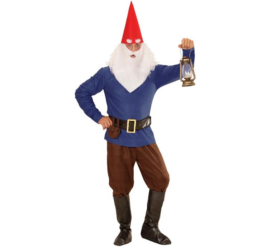 Blue Gnome Costume for Men