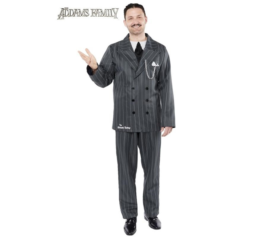 Disfraz de Gómez Addams de la Familia Addams para hombre