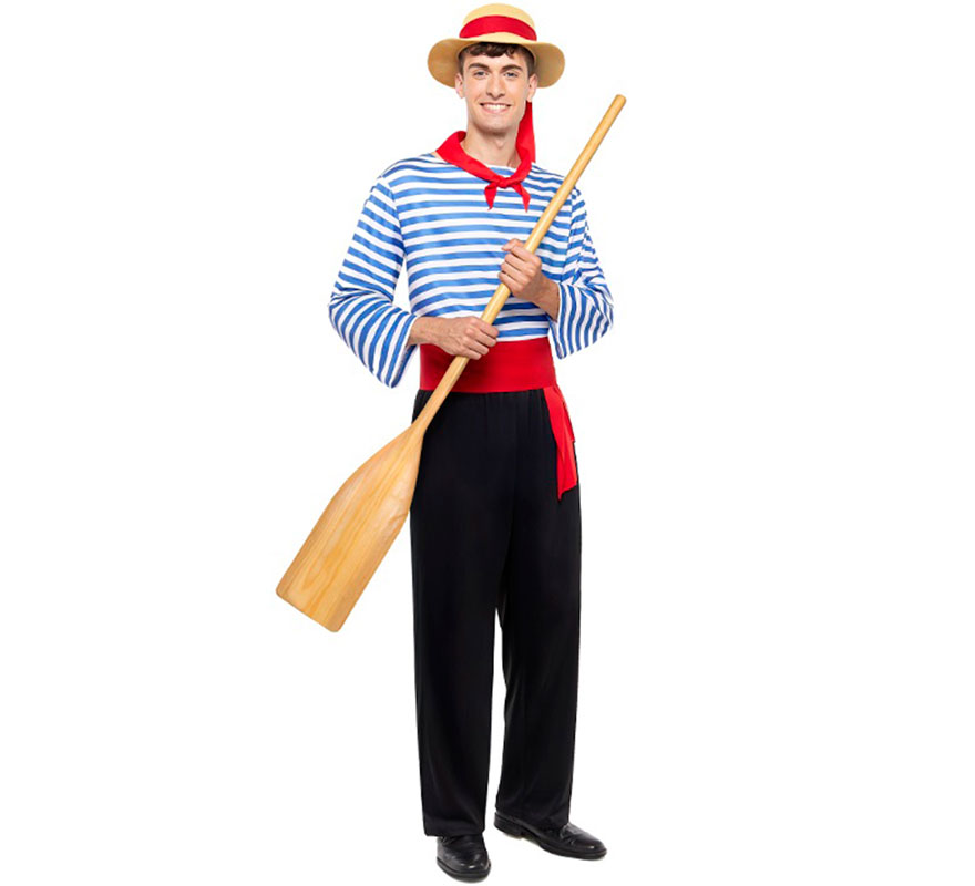 Disfraz de Gondolero Veneciano para hombre Disfraz de Gondolero Veneciano para hombre