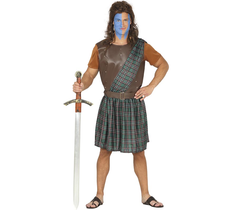 Scottish Warrior Costume for Adults