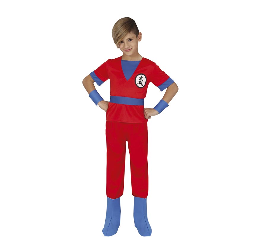 Kids Red Space Warrior Costume