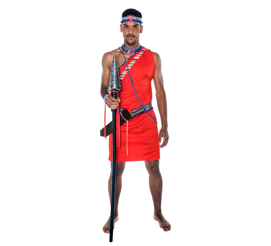 Disfraz de Guerrero Masai para hombre