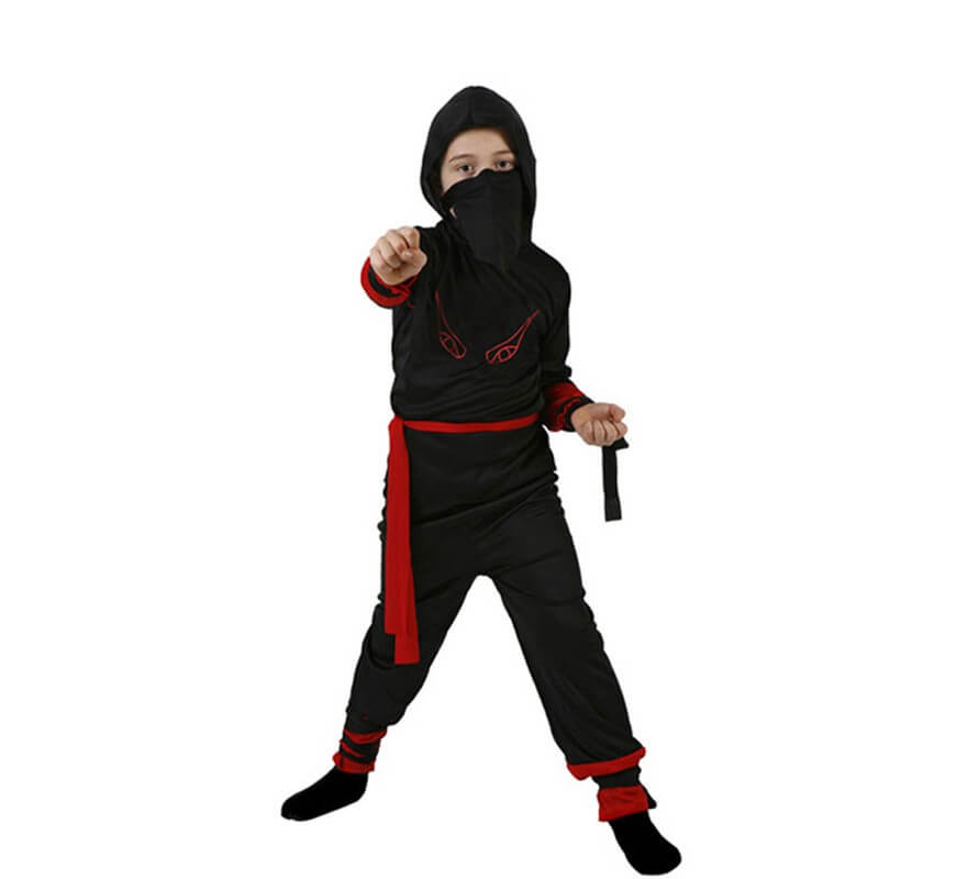 Disfraz de Guerrero Ninja rojo para niños