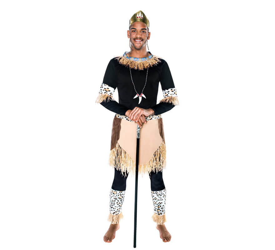 Disfraz de Guerrero Zulú para hombre