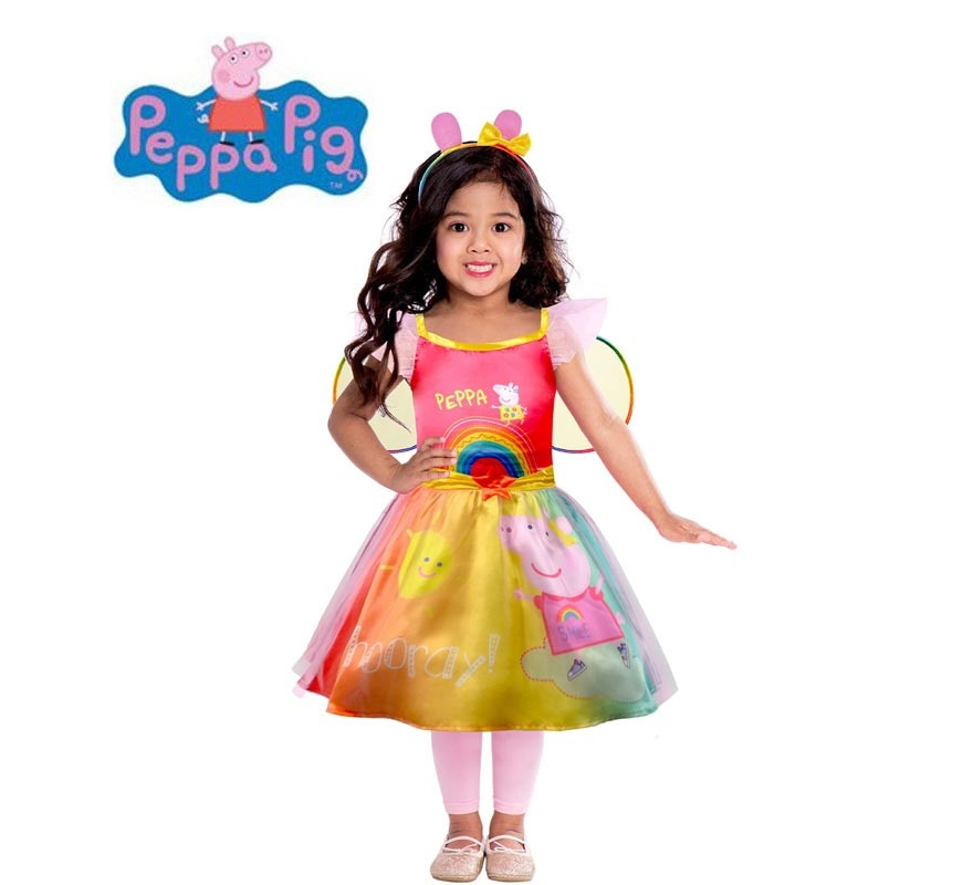 Peppa Pig Rainbow Fairy Costume for Girls