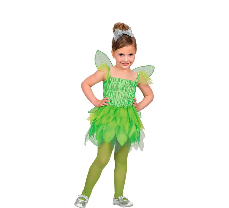 Baby and girl's forest fairy costume