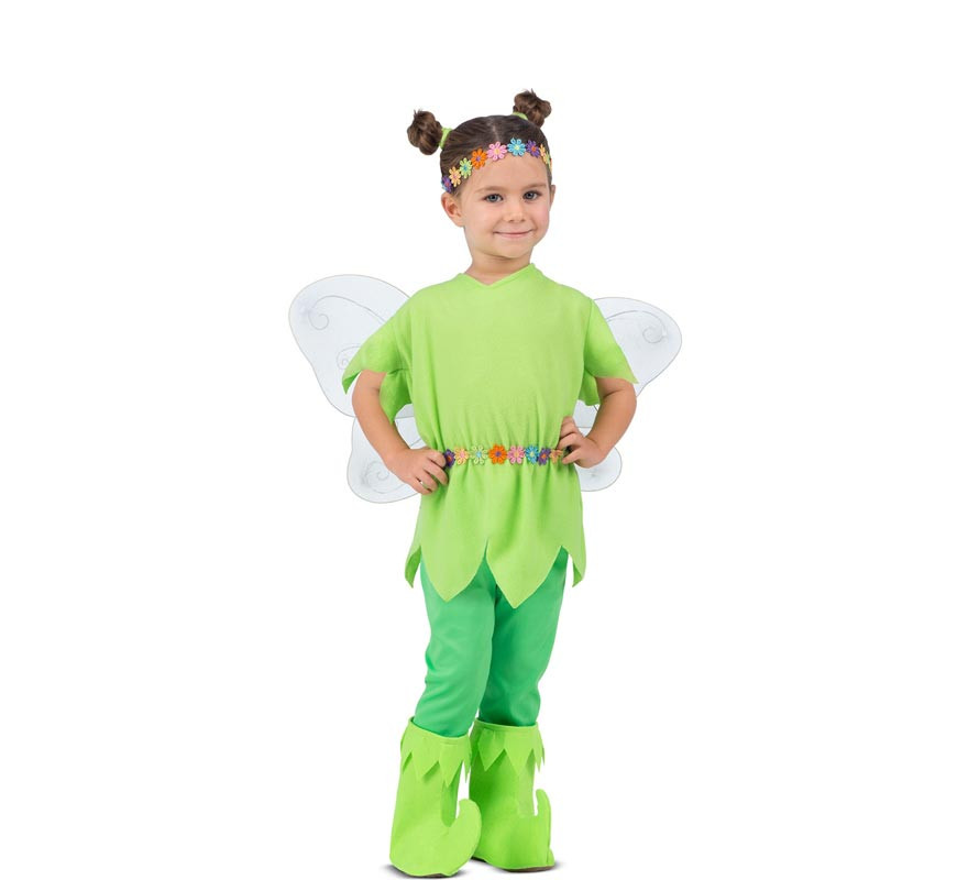 Floral Fairy Costume with Wings and Headpiece for Girls