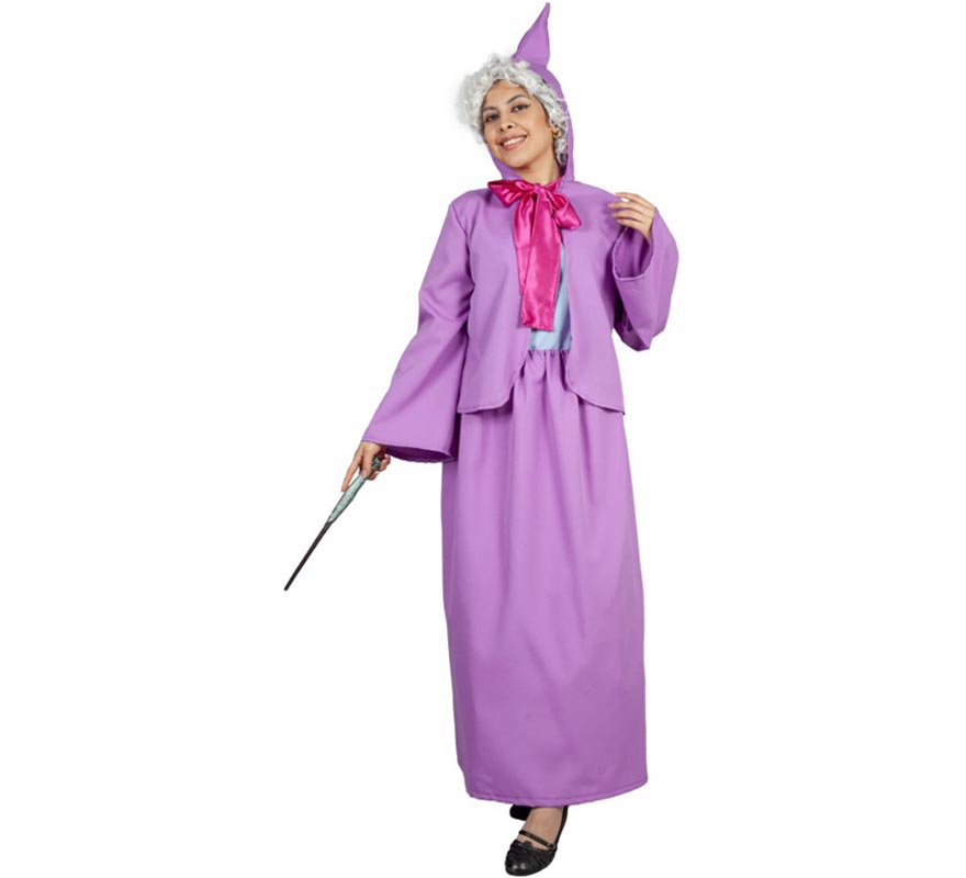 Disfraz de Hada Madrina lila de Cenicienta para mujer Disfraz de Hada Madrina lila de Cenicienta para mujer