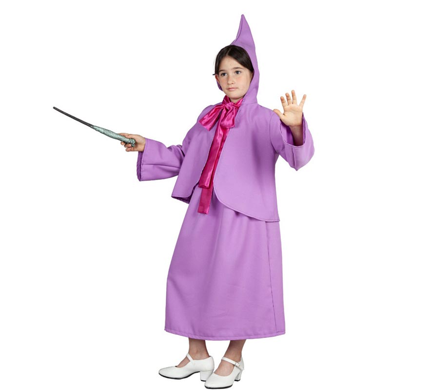 Disfraz de Hada Madrina lila de Cenicienta para niña Disfraz de Hada Madrina lila de Cenicienta para niña