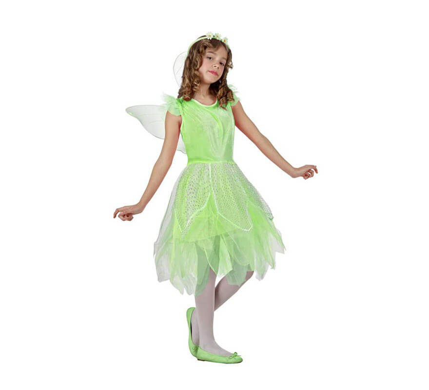 Disfraz de Hada verde para niñas