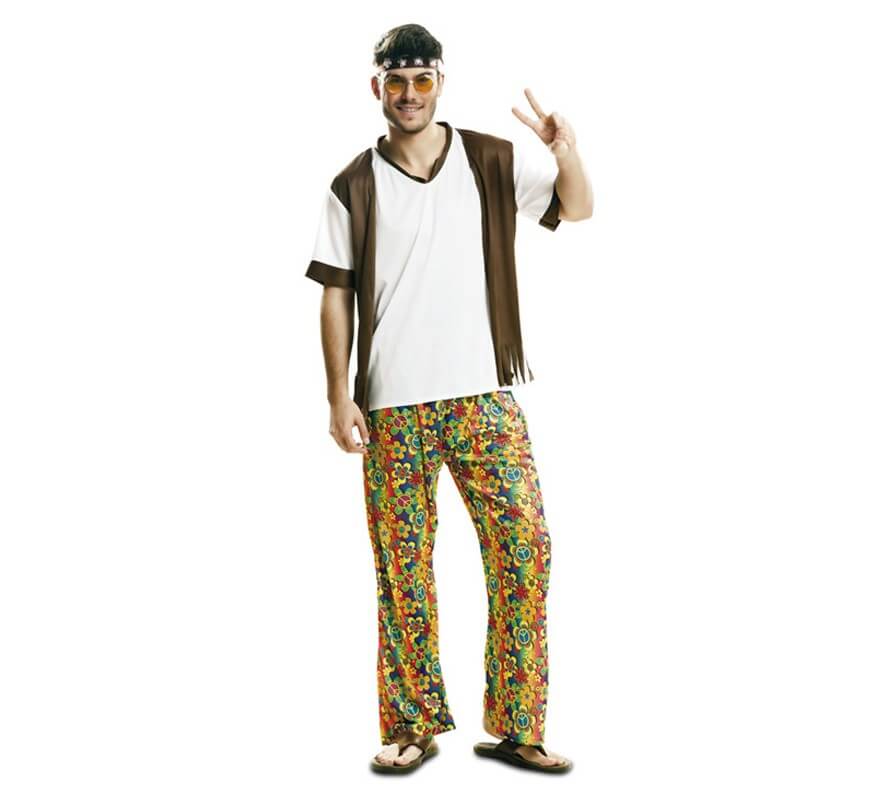 Disfraz de Happy Hippie para hombre