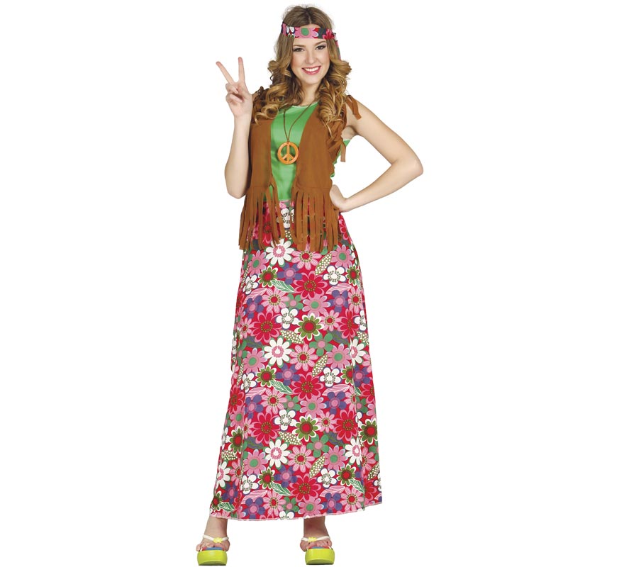 Happy Hippie Costume for Women