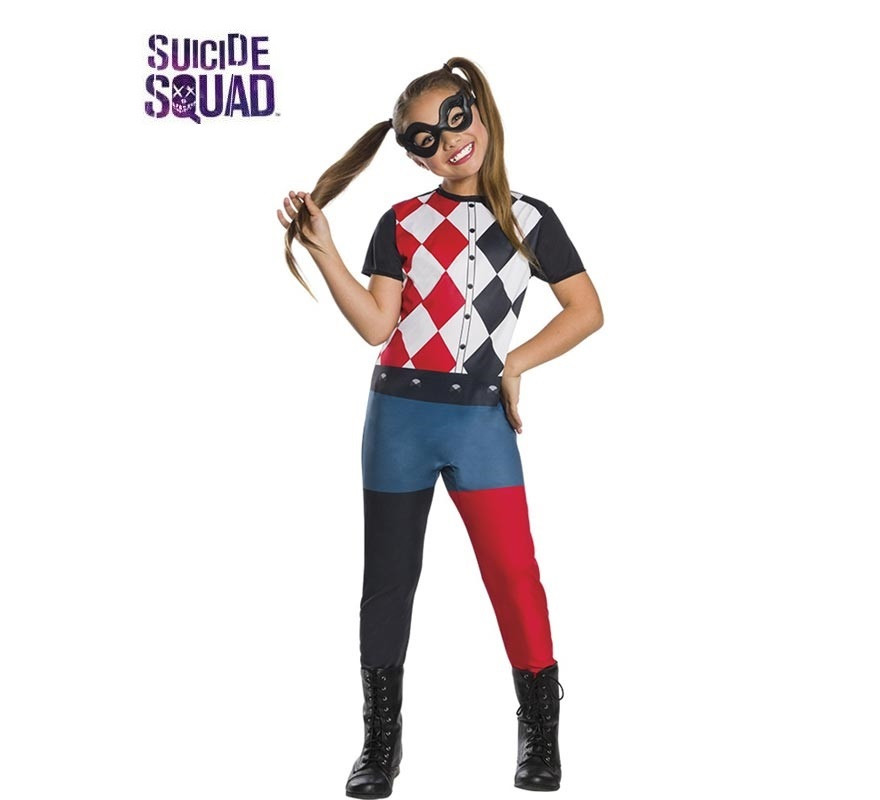 Harley Quinn Super Hero Girls Costume Opp Boxed for Girls