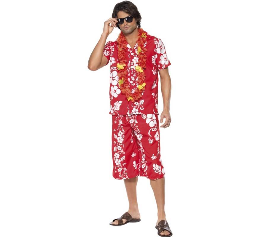 Déguisement De Homme Rouge Pour Hawaïen wOkPn0