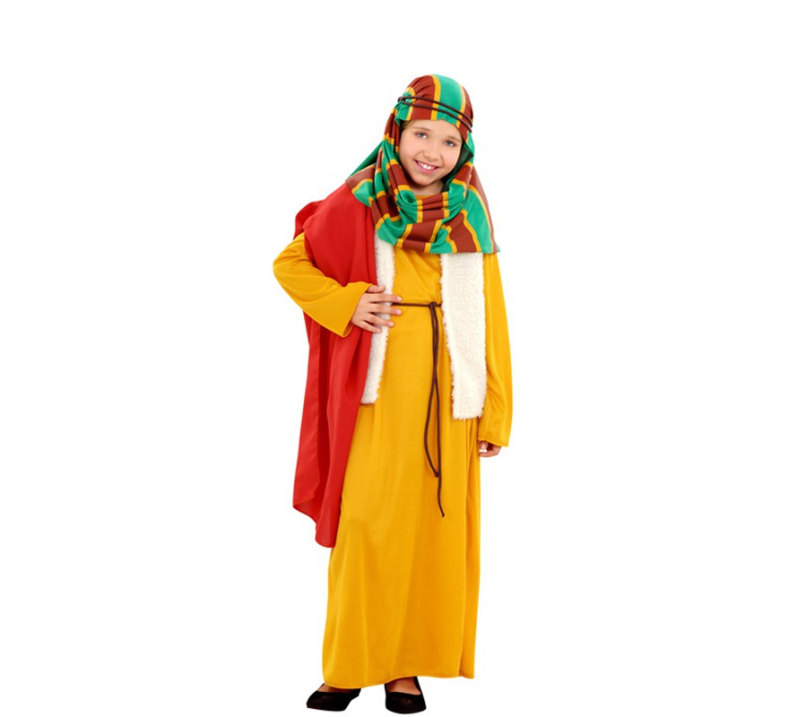 Disfraz de Hebrea amarilla para niñas