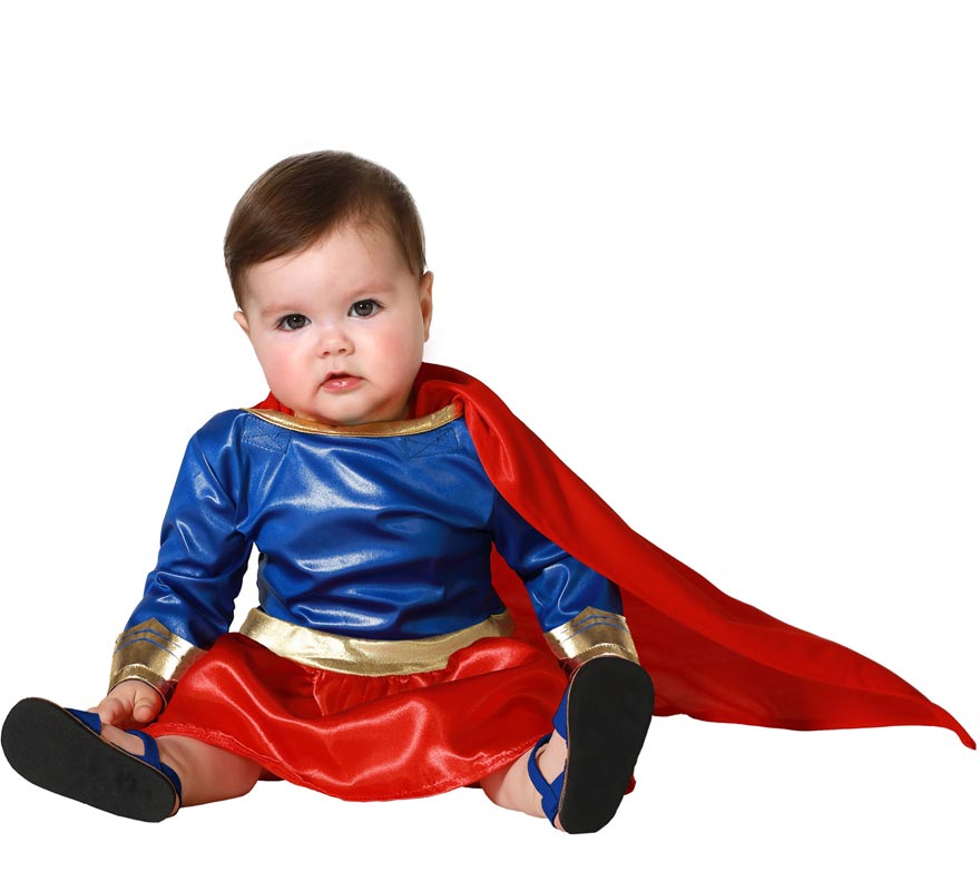 Costume da eroina kryptoniana per bambino