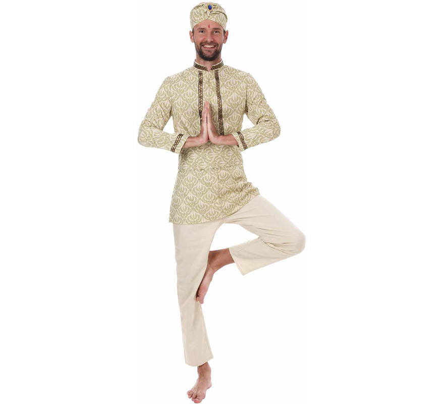 Disfraz de Hindú Bollywood con Turbante para hombre