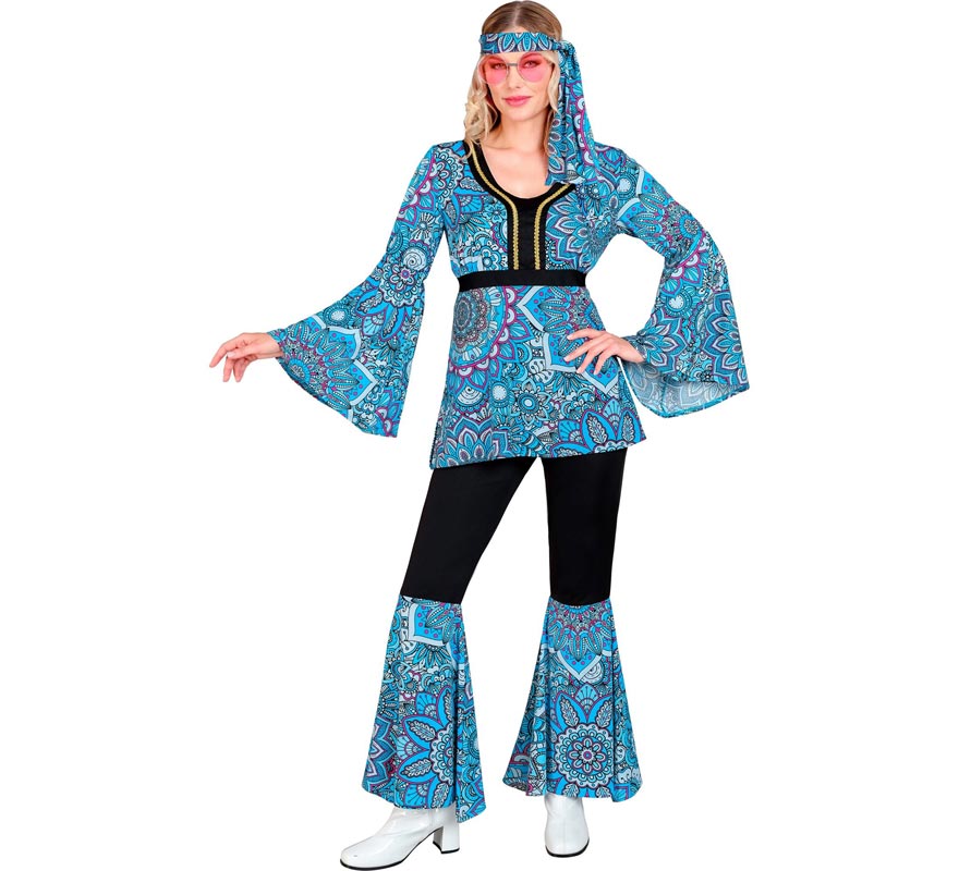 Mandala 60s Hippie Costume for Women