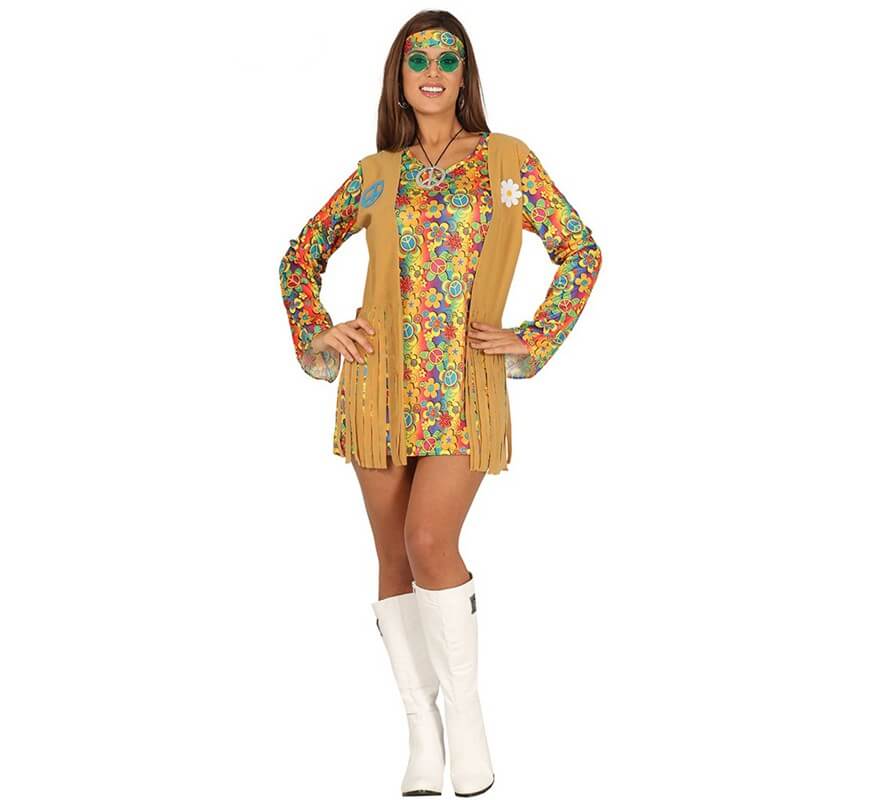 Disfraz de Hippie para mujer