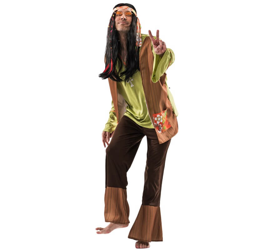 Flowered Hippie Costume for Men