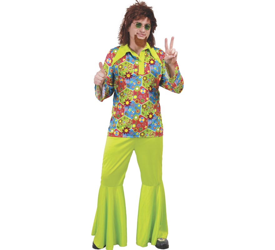 Men's Flower Power Hippie Costume