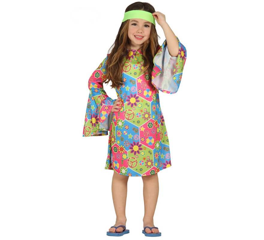 Disfraz de Hippie Girl para niña