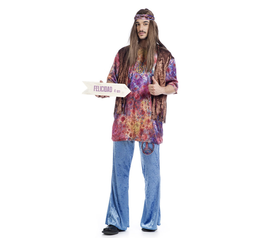 Disfraz de Hippie Guido para hombre