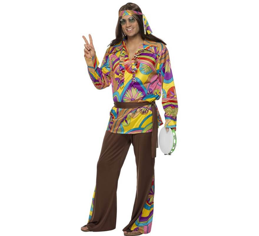 Disfraz de Hippy Psicodélico para Hombre