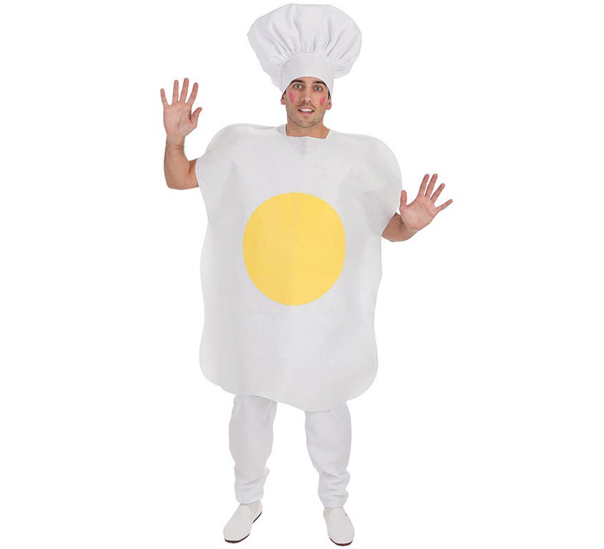 Disfraz de Huevo frito para adultos