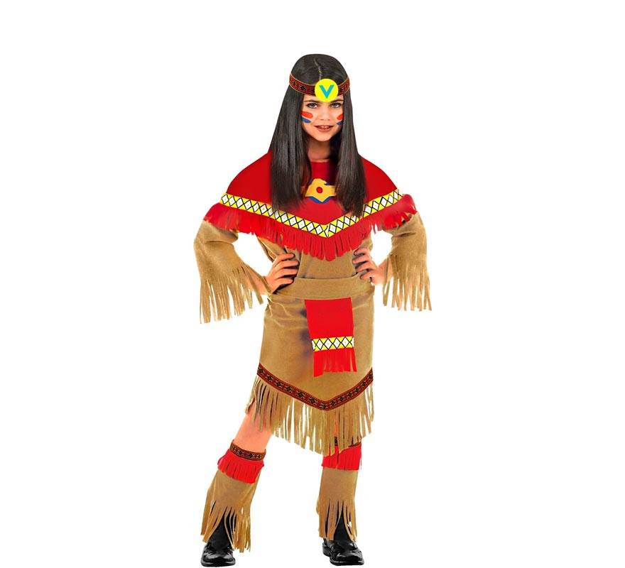Disfraz de India Cherokee para niña