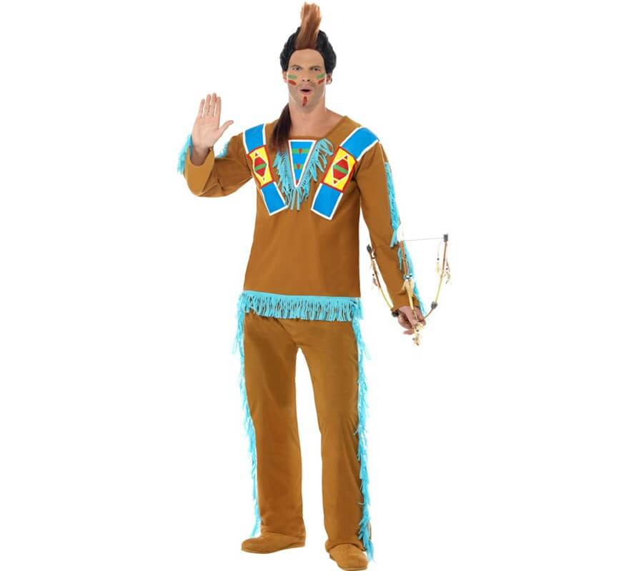 Disfraz de Indio Mohicano para hombre
