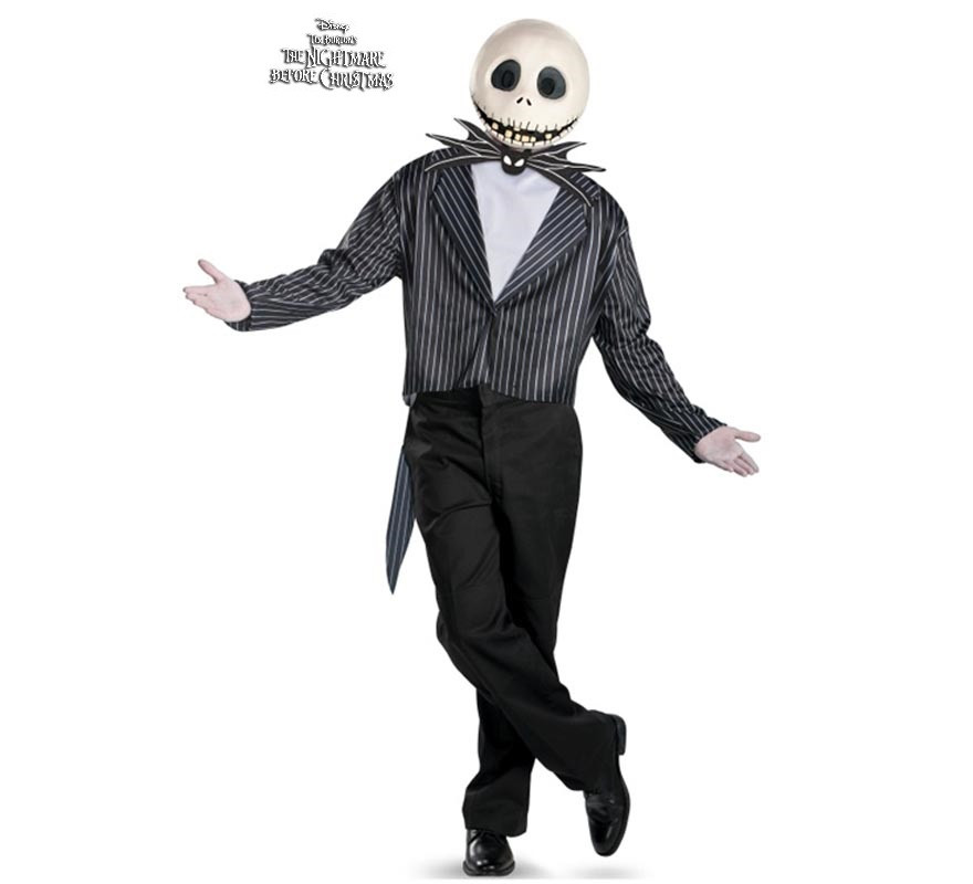 Jack Skellington Classic Nightmare Before Christmas Costume for Men