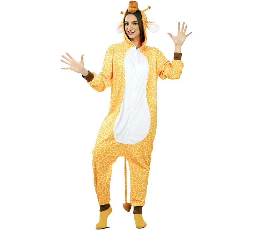 Adult Kugurumi Giraffe Costume with Hood and Ears