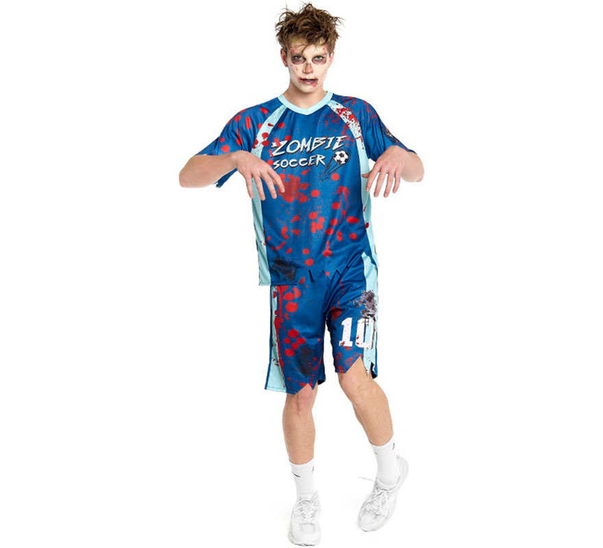 Zombie Soccer Player Costume for Men