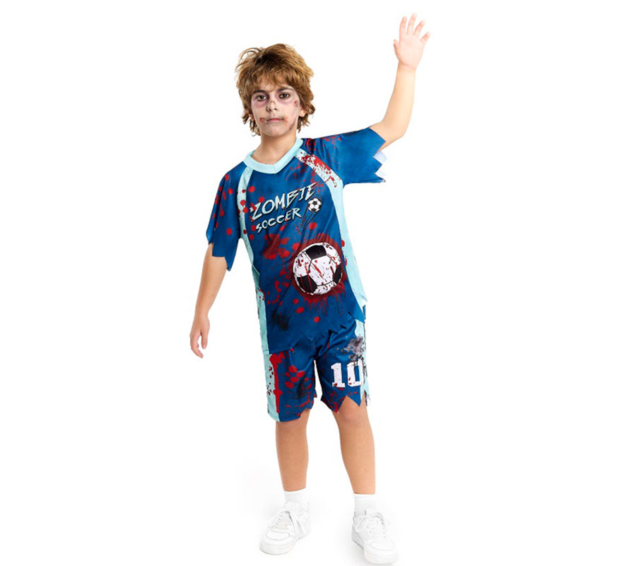 Zombie Soccer Player Costume for Boys