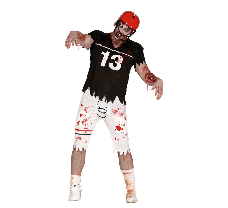 Disfraz de Jugador de Rugby Zombie