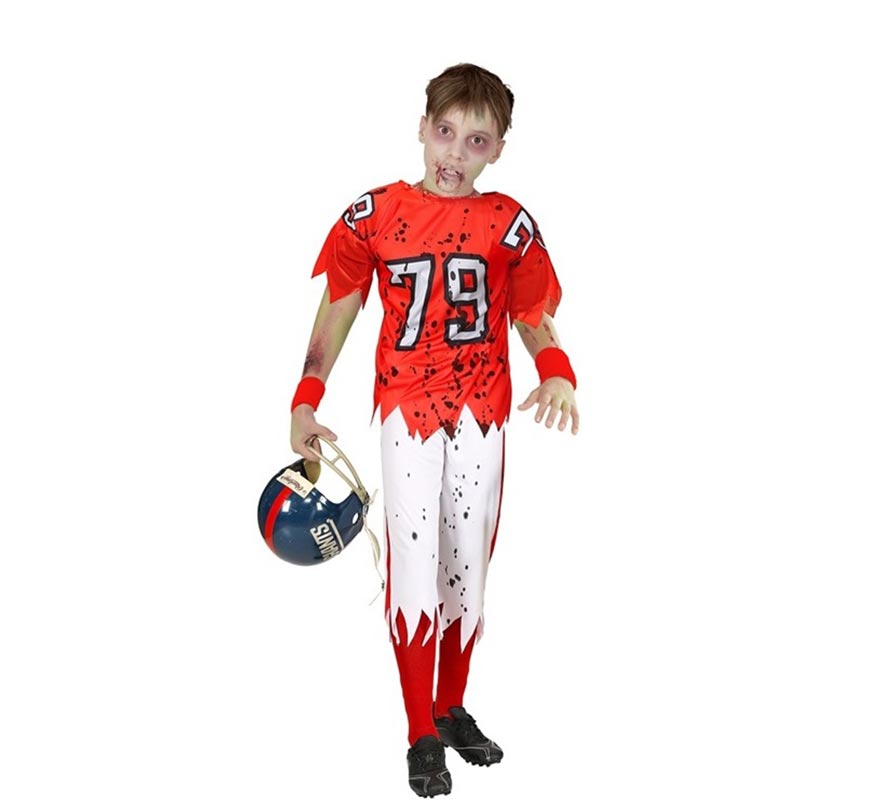 Zombie Rugby Player Costume for Boys