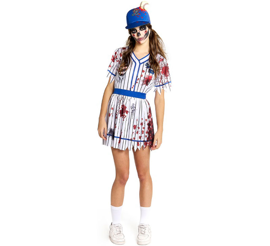 Zombie Baseball Player Costume for Women