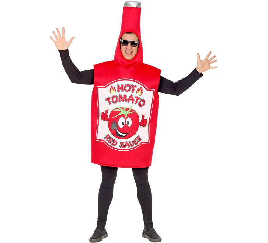 Disfraz de Ketchup de Tomate Picante para adulto
