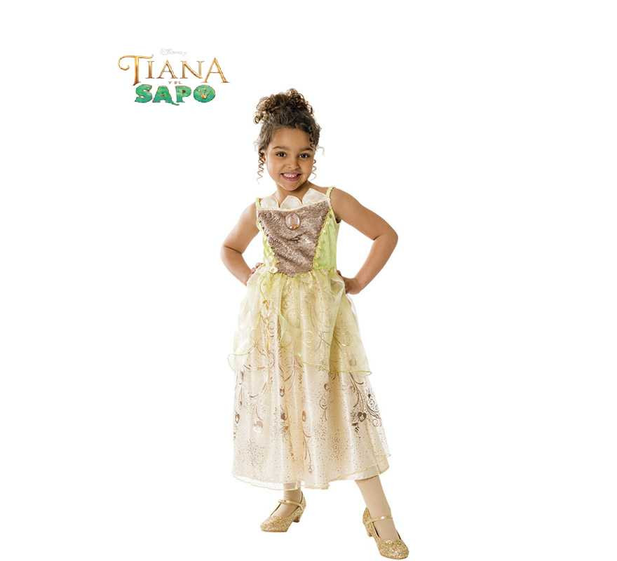 Habitat cascada Decisión Disfraz de la Princesa Tiana Ultimate para niña