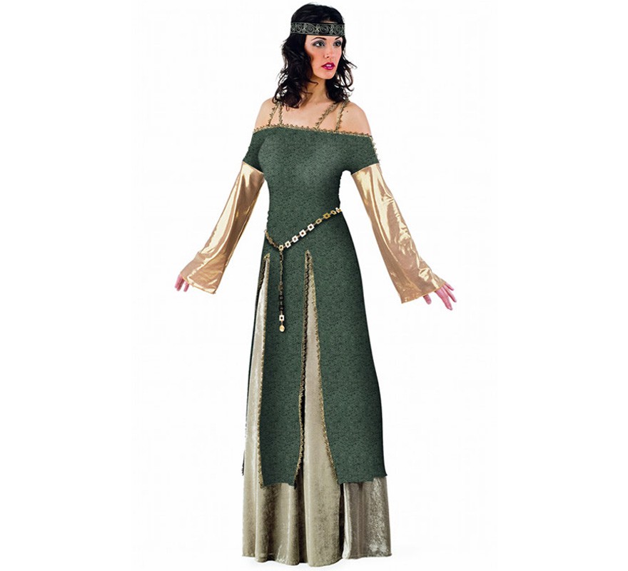 Disfraz de Lady Ginebra Medieval Superluxe mujer