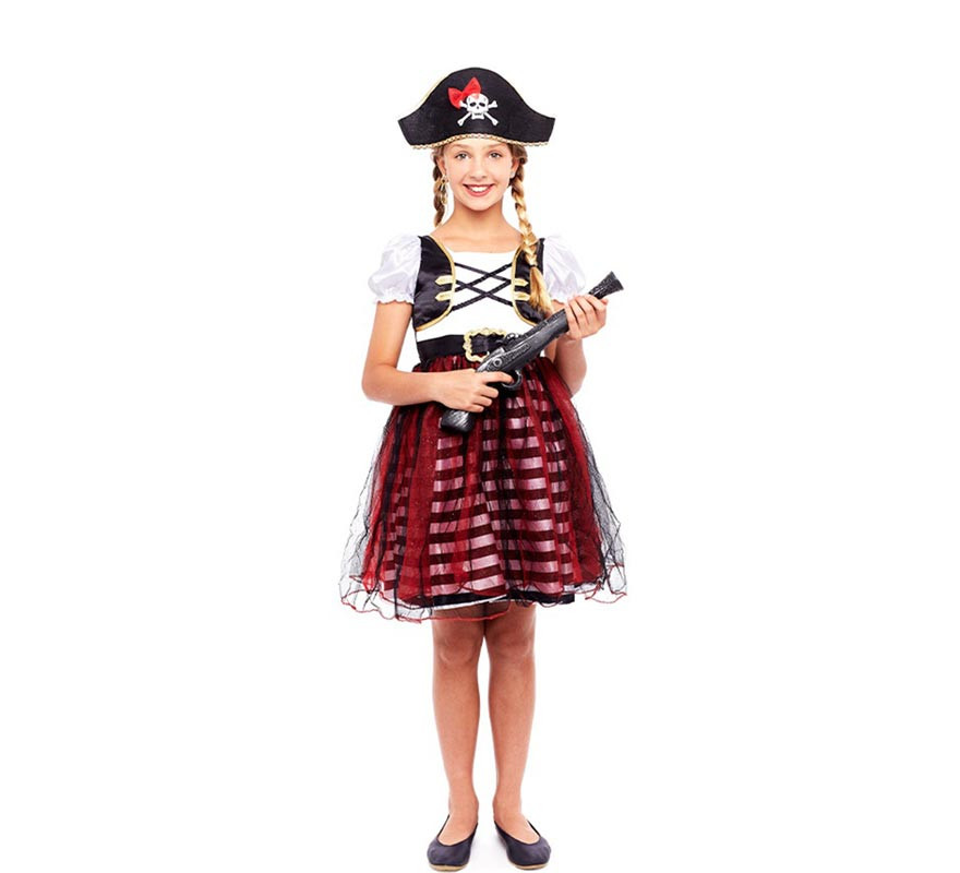 Costume da donna pirata per bambina