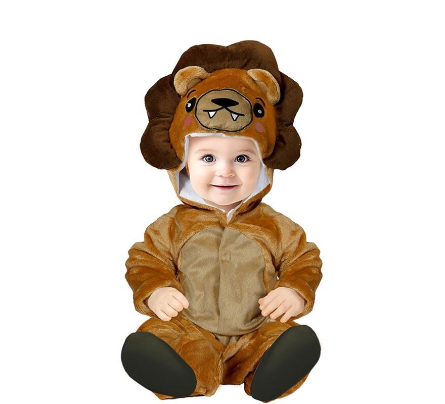 Déguisement de lion avec capuche pour bébé