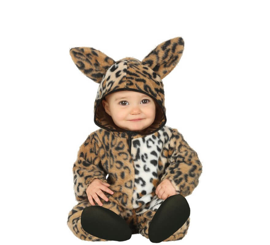 triunfante Anécdota Miniatura Disfraz de Leopardo para bebé