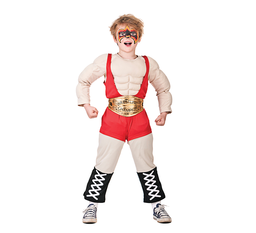 Disfraz de luchador de wrestling para niños